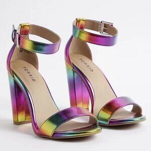 Torrid Rainbow Multicolored Pumps/Heels Size 8W